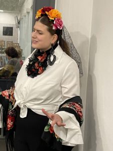 Angelica Frau als Frida Kahlo