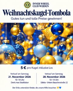 Flyer Weihnachtskugel-Tombola